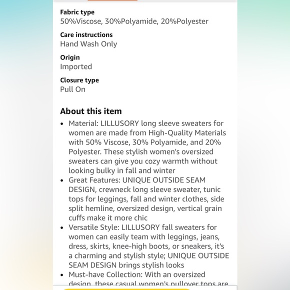 Women's Oversized Batwing Sweater Fall Crewneck Knit Side Slit Pullover Cozy 3X - Picture 10 of 16